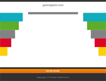 Tablet Screenshot of gamingtutor.com